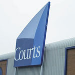 Courts Flex Face Sign